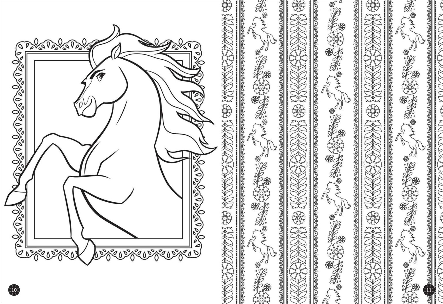 Download Spirit Untamed Coloring Pages From Book - Cartoon Images