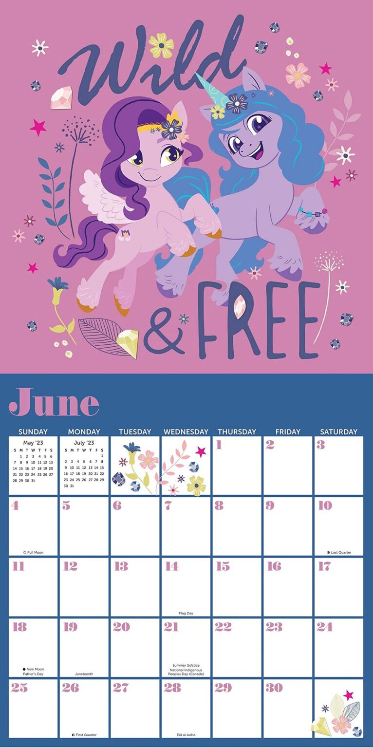 My Little Pony A New Gen 2023 Wall Calendar Listed On Amazon