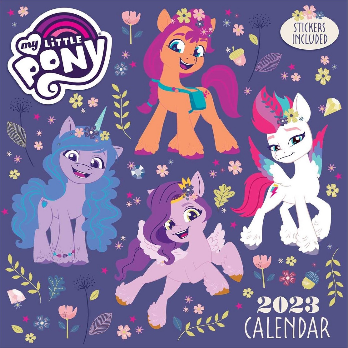 2016 year My Little Pony Pocket 4 Calendars English reverse side 2.7x3.9" 